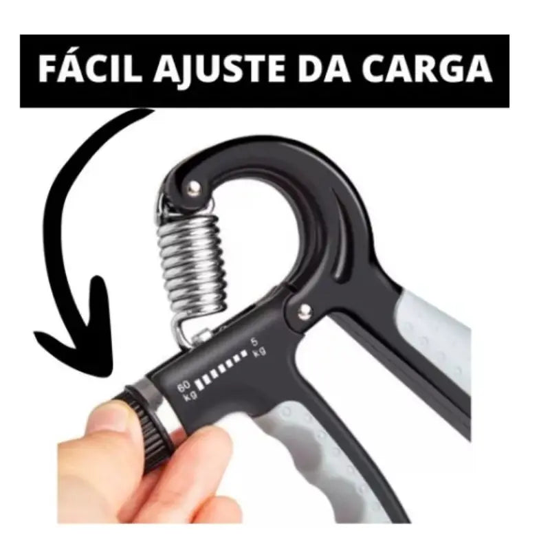 Hand Grip com Mola Ajustável 5kg A 60kg, treino Anti-Braço