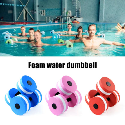 Halteres de a prova água para homens e mulheres, halter para piscina, halter flutuante, exercício aeróbico, piscina, 1pc