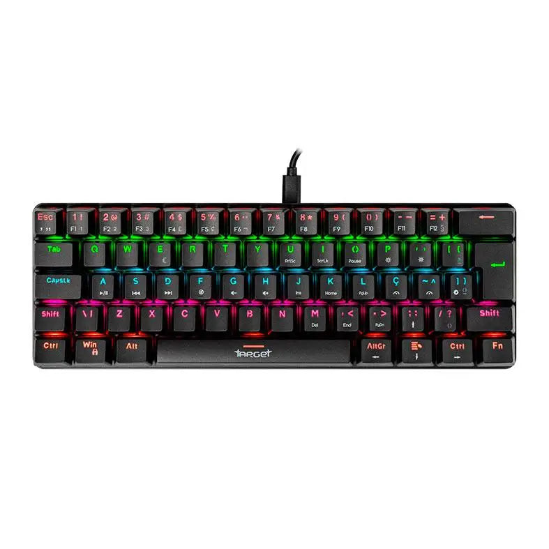 Teclado Mecanico Pro Gamer TGT Sherman Compacto, RGB, Switch Azul,  TGT-SHTKL-RBW01