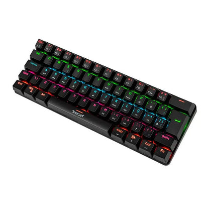 Teclado Mecanico Pro Gamer TGT Sherman Compacto, RGB, Switch Azul,  TGT-SHTKL-RBW01