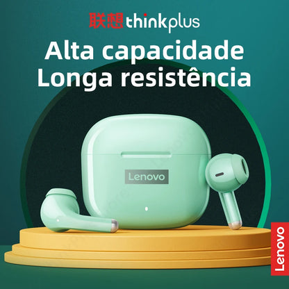 Lenovo-LP40 Pro TWS Sem Fio Bluetooth 5.1 Fones De Ouvido Com Redução De Ruído, Controle De Toque, Original, 250mAh, 2022