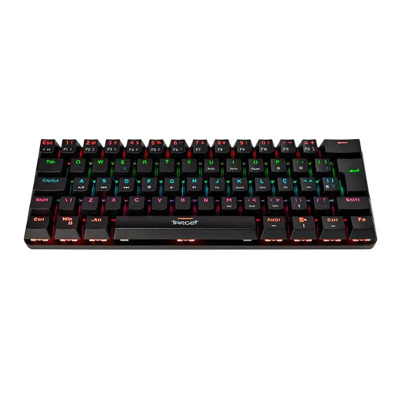 Teclado Mecanico Pro Gamer TGT Sherman Compacto, RGB, Switch Azul,  TGT-SHTKL-RBW01