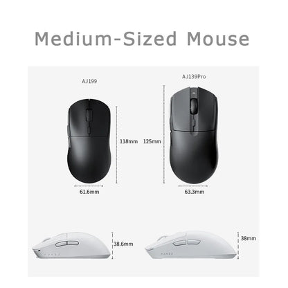 AJ139 Pro Mouse Gamer Sem Fio,  26.000dpi, Mouse Profissional